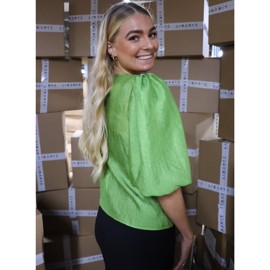 SIONA BLOUSE LIME