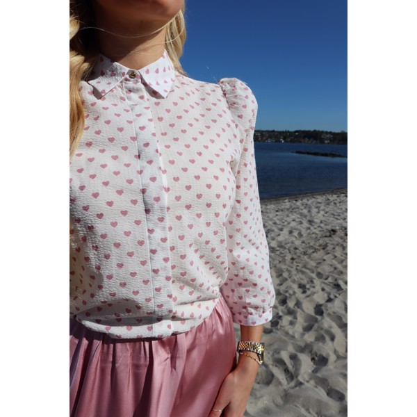 FLORA LS BLOUSE ROSA HEART