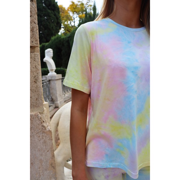 SILKE TSHIRT PASTEL TIE DYE