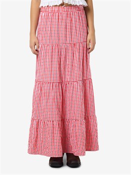 NMDIMITRA N/W LAYER CHECK SKIRT