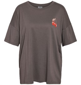 NMIDA S/S CHERRY T-SHIRT GREY