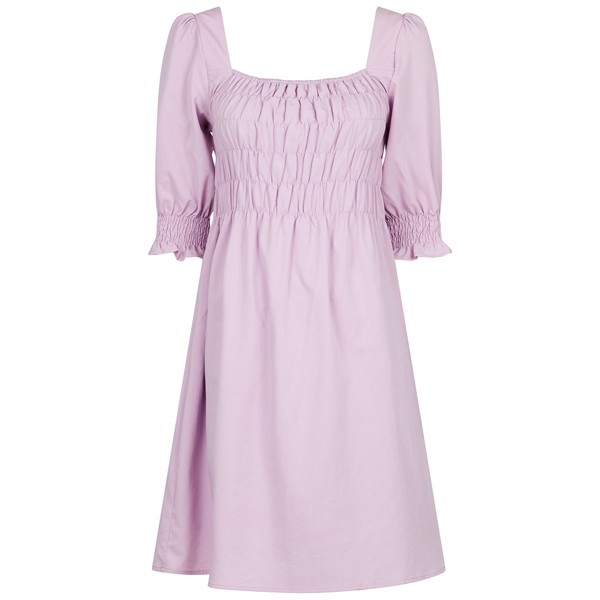 Rosslyn Solid Dress Lavender