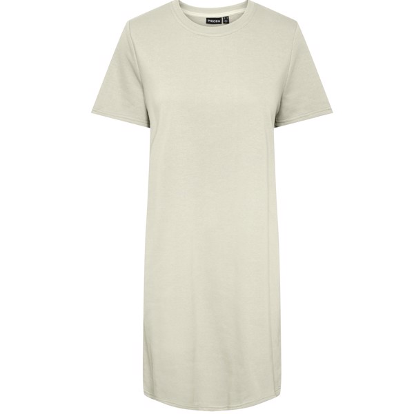 PCCHILLI SUMMER SS SWEAT DRESS NOOS WHITE PEPPER