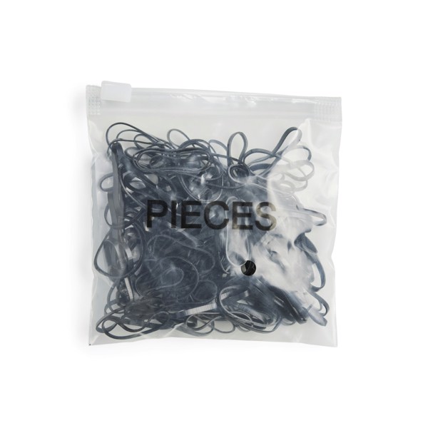 PCBALICE HAIR ELASTIC PACK BLACK