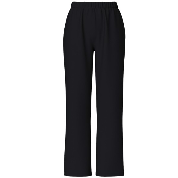 PCCHILLI SUMMER HW WIDE PANTS NOOS BLACK