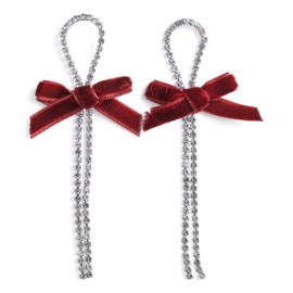 PCNIKKI O EARRINGS BOX - RED BOW