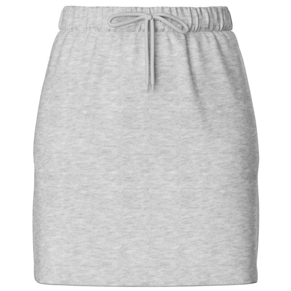 PCCHILLI SUMMER SHORT SKIRT NOOS LIGHT GREY MELANGE      