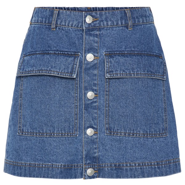 PCCHRISSY MW SHORT DENIM SKIRT