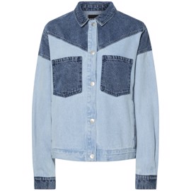 PCFAMY LS LOOSE DENIM SHIRT