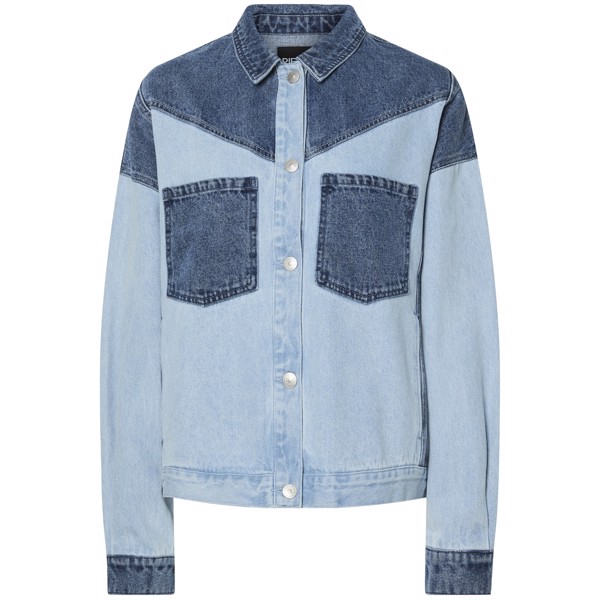 PCFAMY LS LOOSE DENIM SHIRT