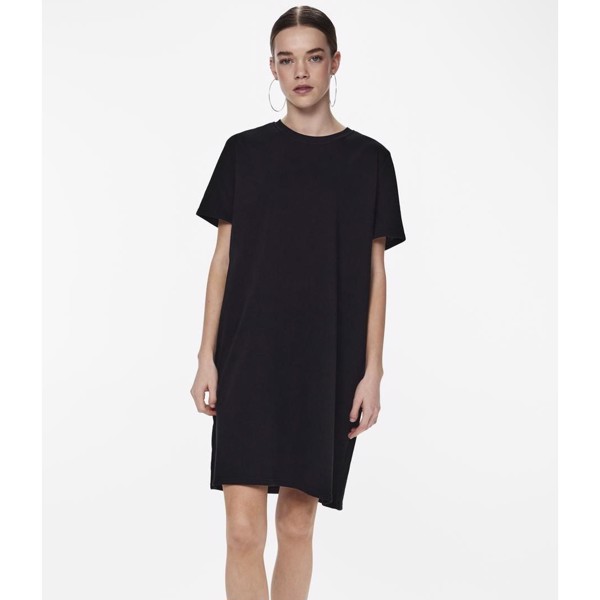 PCCHILLI SUMMER SS SWEAT DRESS NOOS BLACK