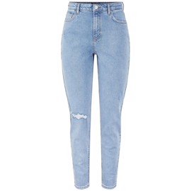 PCLEAH MOM HW ANKLE JEANS