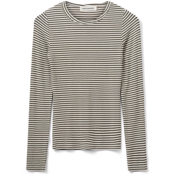 T-shirt Long Sleeve SNOS433 Grey Striped