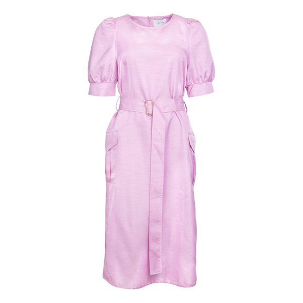 SUSAN SS CARGO DRESS LILAC PINK