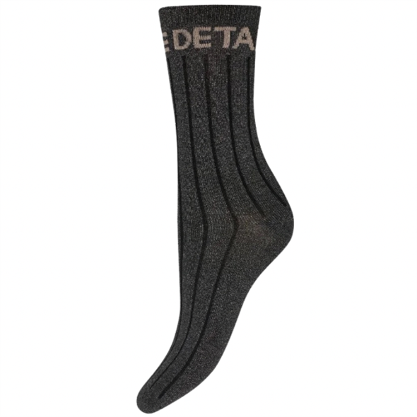 Sock W/Lurex Grey
