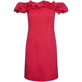 YASCARRIE SL DRESS BRIGHT ROSE