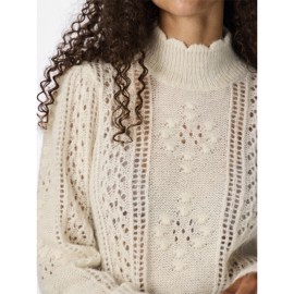 YASJONNA LS HIGH NECK KNIT PULLOVER