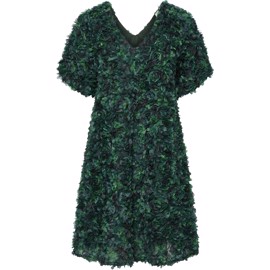 YASFLOWERLY SS DRESS - SYCAMORE