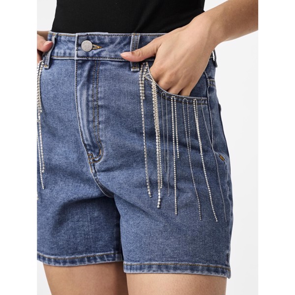 YASCONNELLY HW FRINGE SHORTS