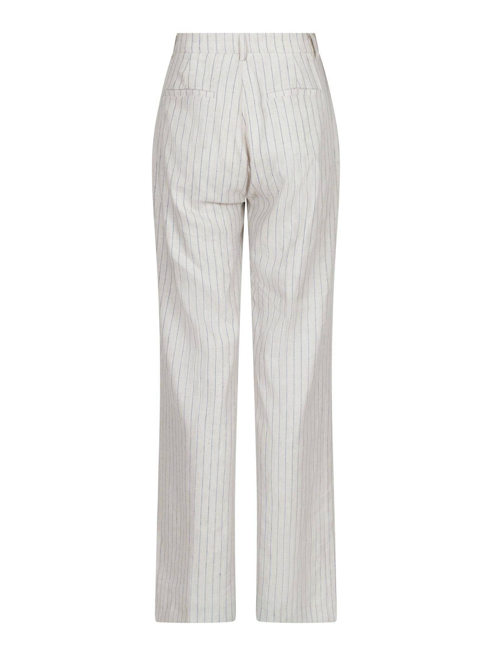 Buy Neo Noir Alice Pinstripe Pants - Offwhite