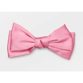 Satin Bigger Bow Hot Pink