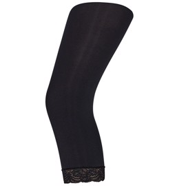 Capri w/Lace 60 Denier Black