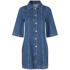 Emelue-G Denim Dress Mid Vintage Blue