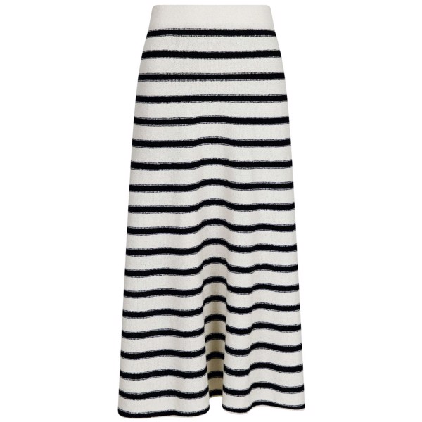 Etti Boucle Knit Stripe Skirt