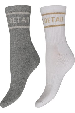 Tennis Sock 2-pak Grey White