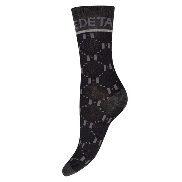 Sock W/Lurex Black