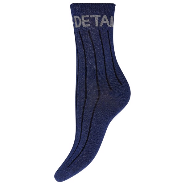 Sock W/Lurex Navy