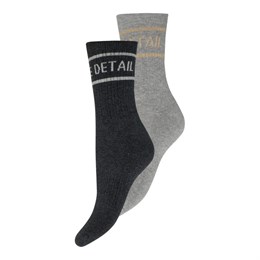 Tennis Sock 2-pak - Dark Grey Grey