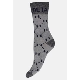 Sock W/Lurex Grey