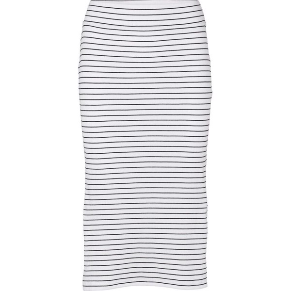 Ludmilla Long Skirt Bright White/Black