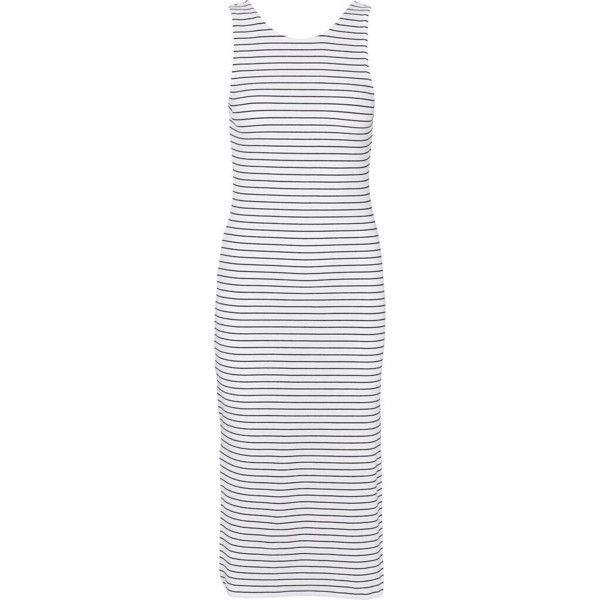 Ludmilla Openback Dress Bright White/Black