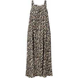 LungoLL Maxi Dress SL Leopard Print