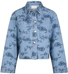Emilia Embroidery Jacket Blue