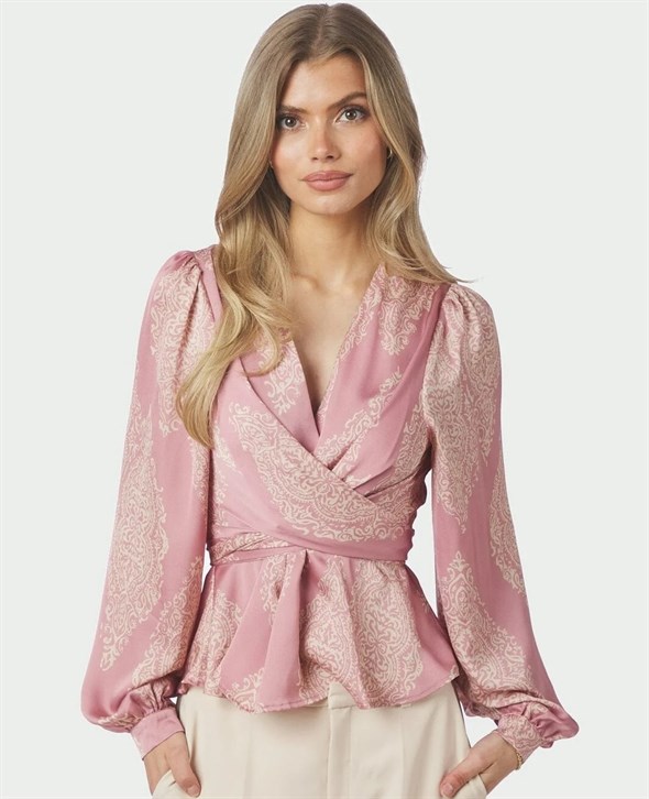 Rista Paisley Drop Blouse