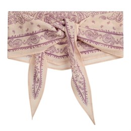 Kinessa Paisley Scarf - Rose