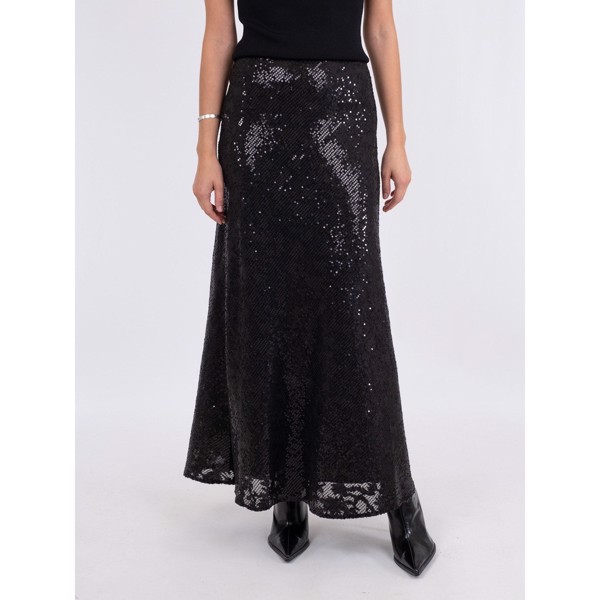 Vicky Sequins Skirt Black