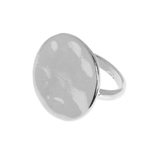 Nova sølv ring med coin